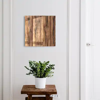 Designová skříňka na klíče Dřevěná faktura