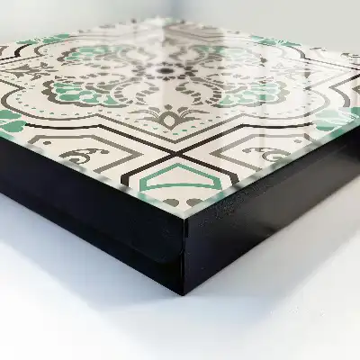 Skříňka na klíče Geometrická dekorace