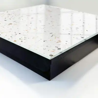 Designová skříňka na klíče Světlé terrazzo