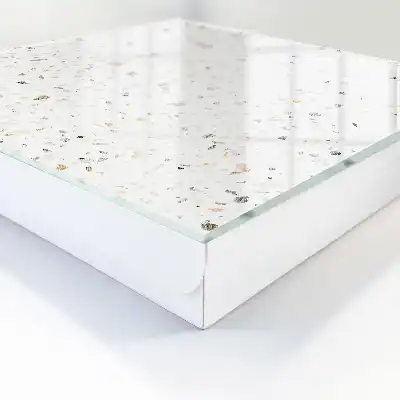 Designová skříňka na klíče Světlé terrazzo