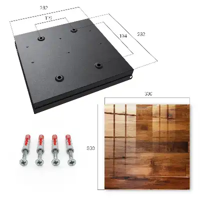 Designová skříňka na klíče Dřevěná prkna
