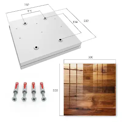 Designová skříňka na klíče Dřevěná prkna