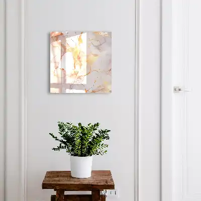 Designová skříňka na klíče Mramorová elegance