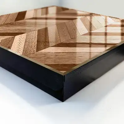 Designová skříňka na klíče Dřevěná rybí kost
