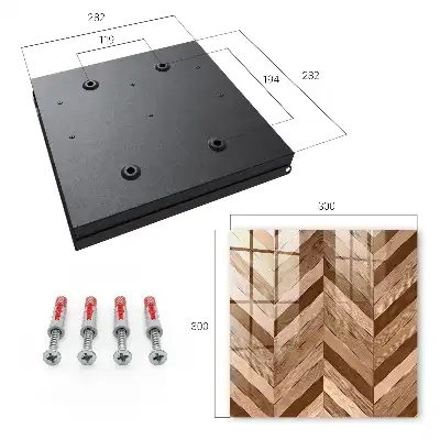 Designová skříňka na klíče Dřevěná rybí kost