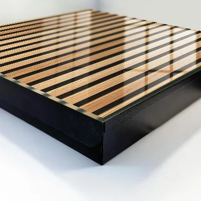 Designová skříňka na klíče se vzorem svislých pruhů