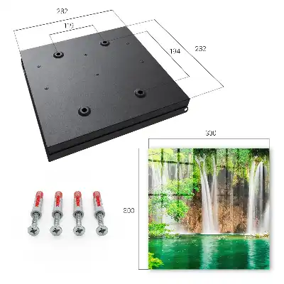 Designová skříňka na klíče Zelený vodopád