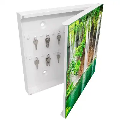 Designová skříňka na klíče Zelený vodopád