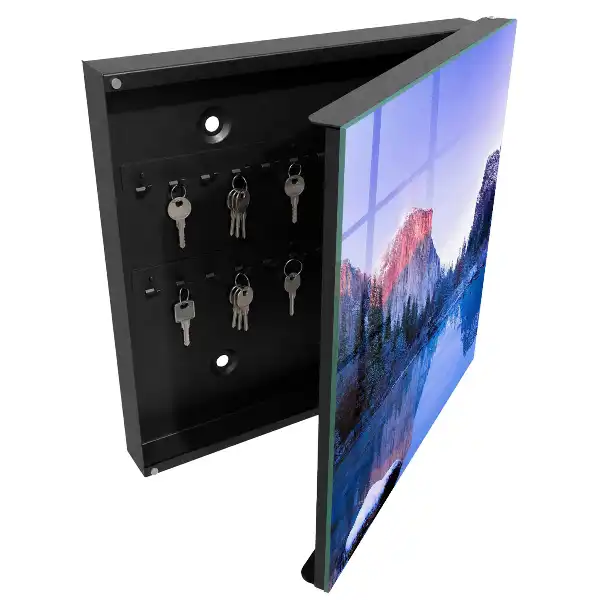 Designová skříňka na klíče Magie krajiny