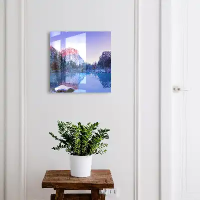 Designová skříňka na klíče Magie krajiny