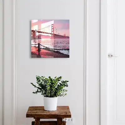 Designová skříňka na klíče Městský most