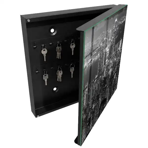 Designová skříňka na klíče Městská noc