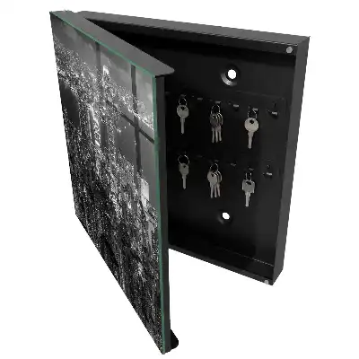 Designová skříňka na klíče Městská noc