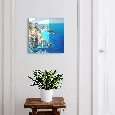 Designová skříňka na klíče Azurové pobřeží
