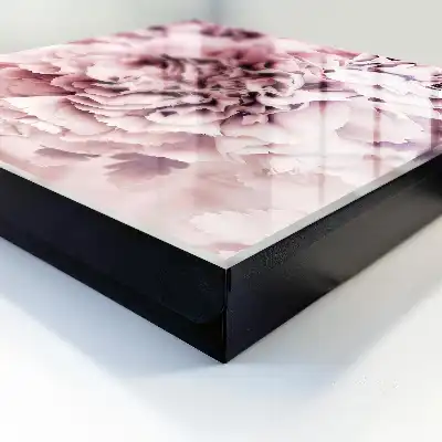 Designová skříňka na klíče Růžový květ