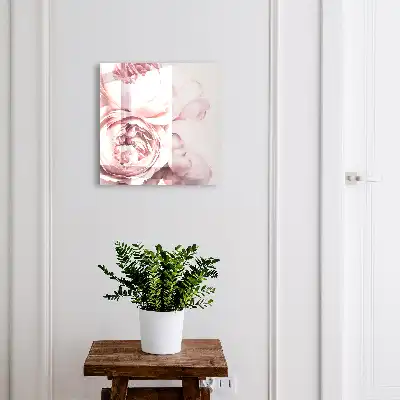 Designová skříňka na klíče Růžová krása