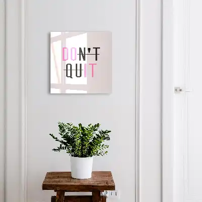Krabička na klíče Motivační typografie