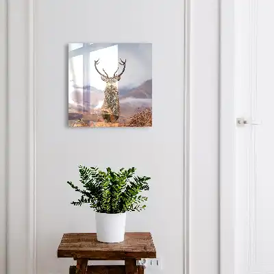 Designová skříňka na klíče Horský jelen