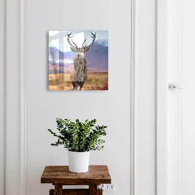 Skříňka na klíče Jelen v horách