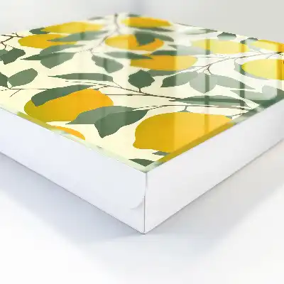Designová skříňka na klíče Šťavnaté citrony