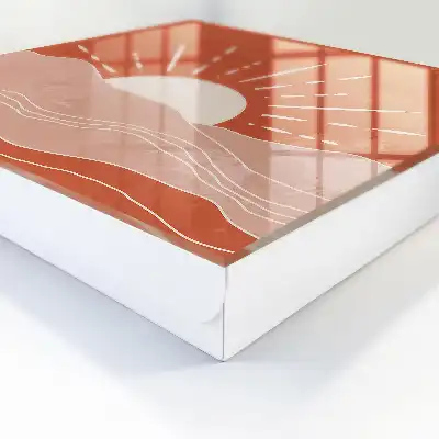 Krabička na klíče Oranžové svítání