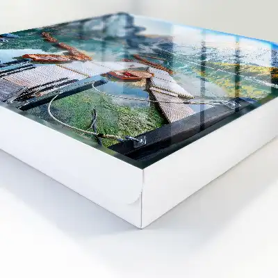 Designová skříňka na klíče Horská krajina