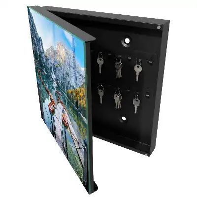 Designová skříňka na klíče Horská krajina
