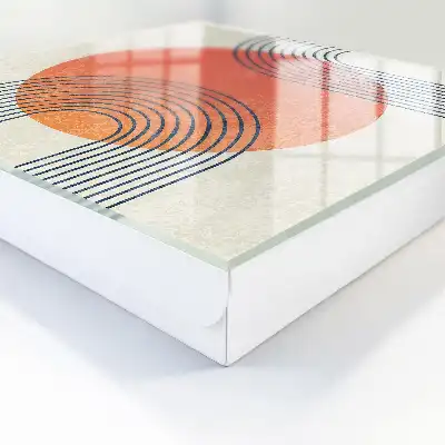 Designová skříňka na klíče Geometrické linie
