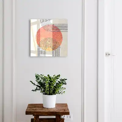Designová skříňka na klíče Geometrické linie