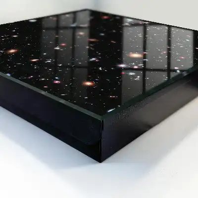 Designová skříňka na klíče Barevný vesmír