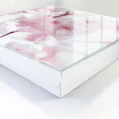 Designová skříňka na klíče Třešňové květy