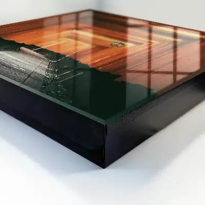 Designová skříňka na klíče Žluté brány