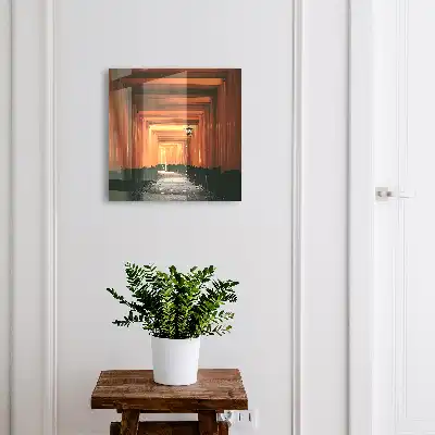 Designová skříňka na klíče Žluté brány