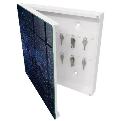 Designová skříňka na klíče Noční obloha
