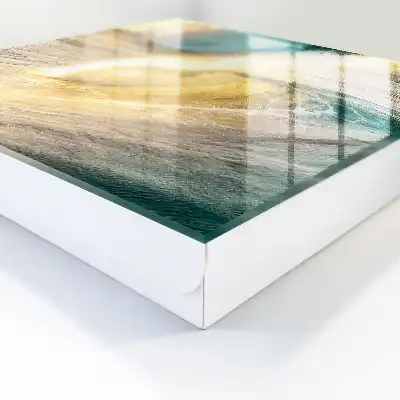 Designová skříňka na klíče Mořská vlna