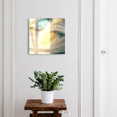 Designová skříňka na klíče Mořská vlna
