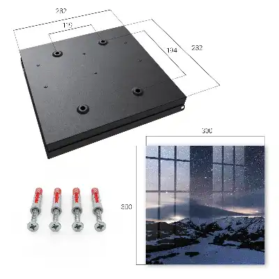 Designová skříňka na klíče Noční hory