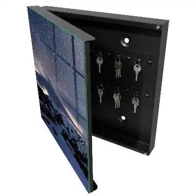 Designová skříňka na klíče Noční hory