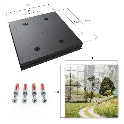 Designová skříňka na klíče Horská krajina
