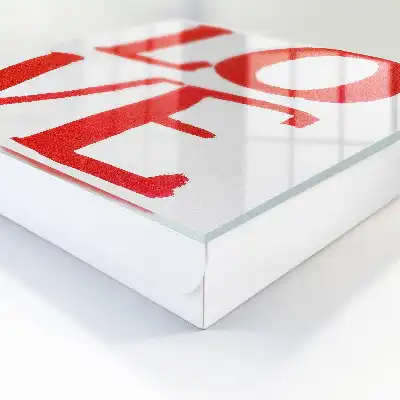 Designová skříňka na klíče Červená láska