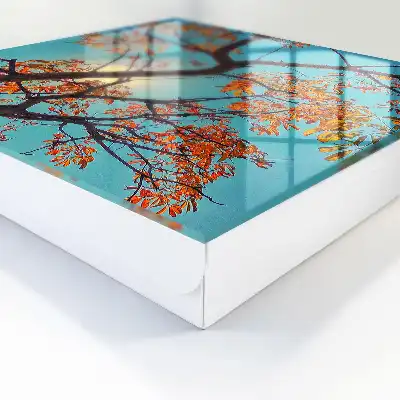 Designová skříňka na klíče Podzimní strom