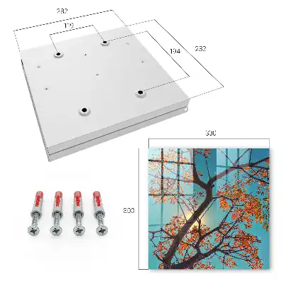 Designová skříňka na klíče Podzimní strom