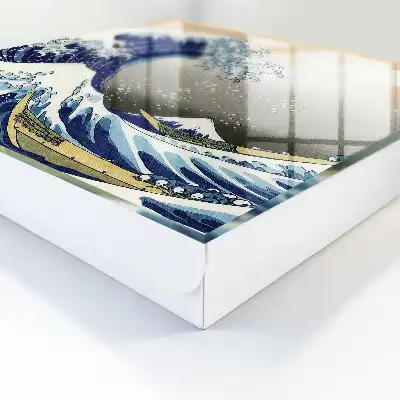 Designová skříňka na klíče Velká vlna