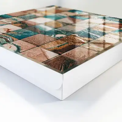 Designová skříňka na klíče Tónovaná mozaika