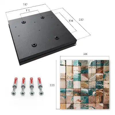 Designová skříňka na klíče Tónovaná mozaika