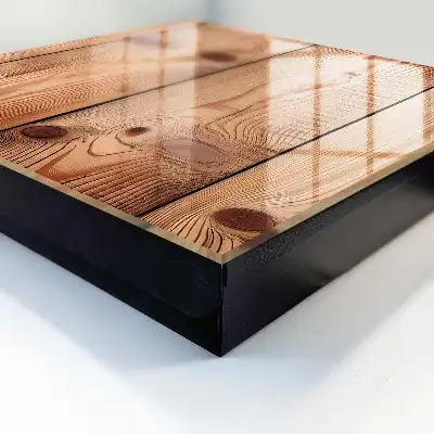 Designová skříňka na klíče Dřevěné letokruhy