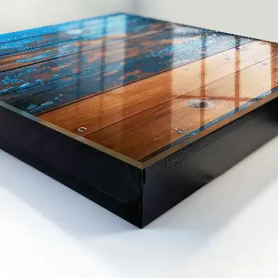 Krabička na klíče Dřevěná textura