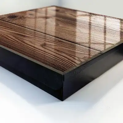 Designová skříňka na klíče Dřevěný vzor