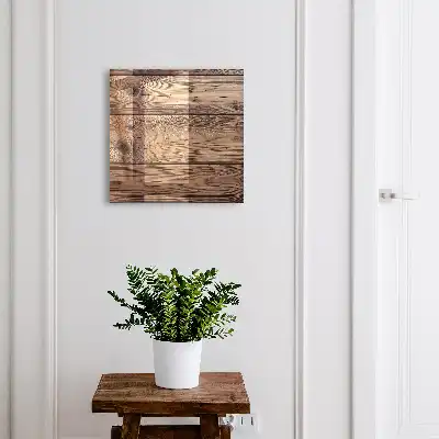 Designová skříňka na klíče Dřevěný vzor