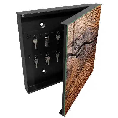 Skříňka na klíče Dřevěná textura